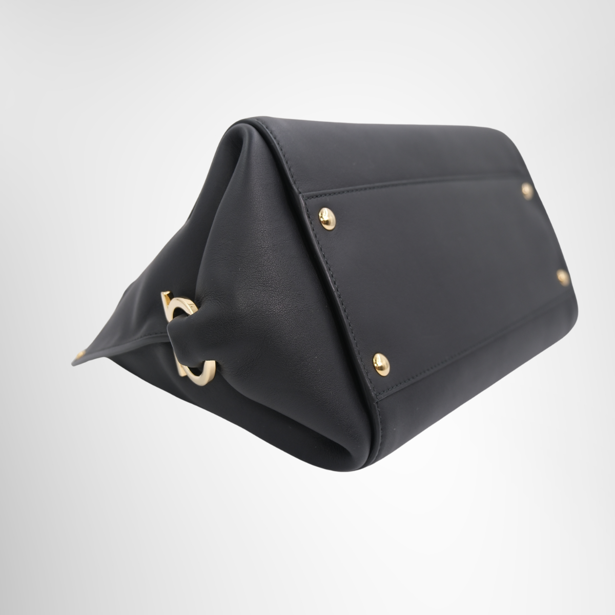 Ferragamo Sofia Top Handle Bag in Black – Pre-Owned Luxury Brand Bag – Antonio & Co