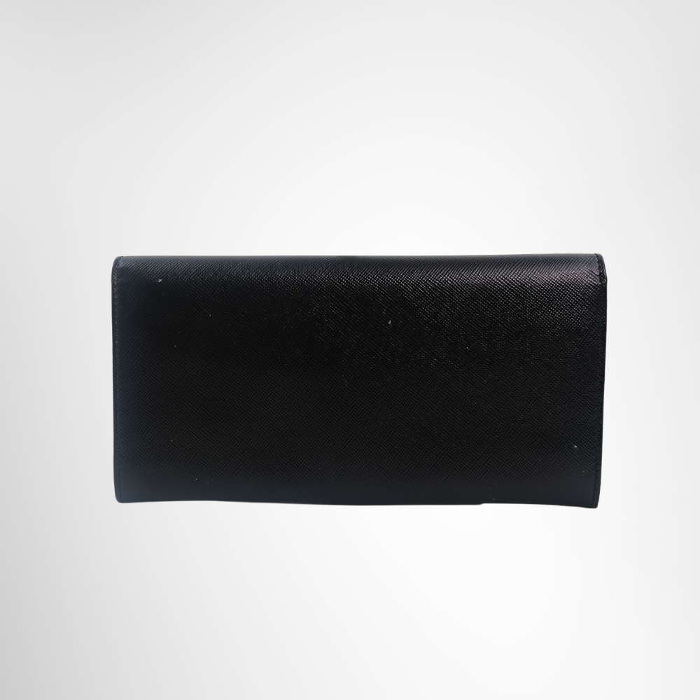 Ferragamo Preowned Luxury Gancini Long Wallet Back View - Antonio & Co.