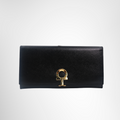 Ferragamo Preowned Luxury Gancini Long Wallet Front View - Antonio & Co.