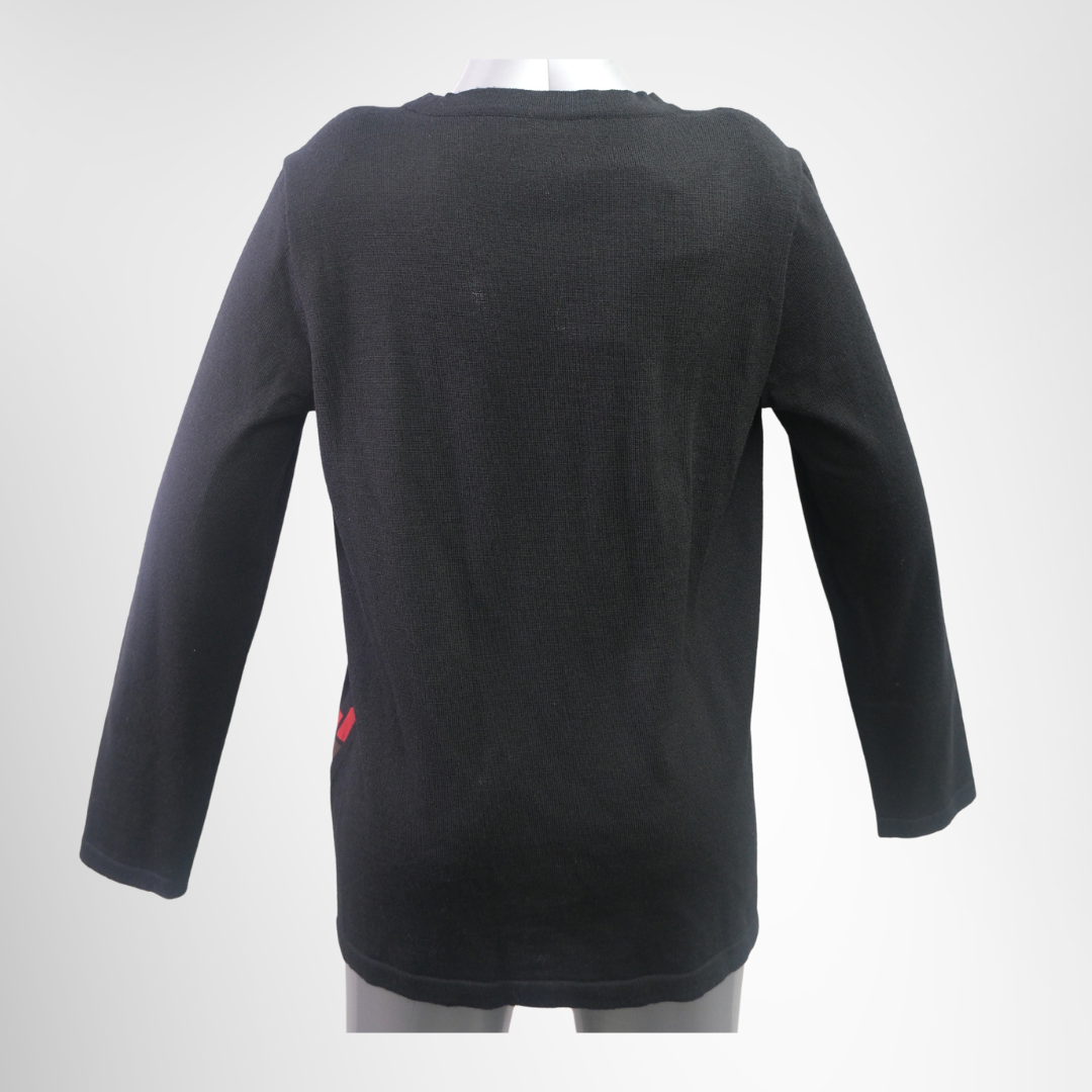 Ferragamo Preowned Luxury Long Sleeve Size M Apparel Back View - Antonio & Co.