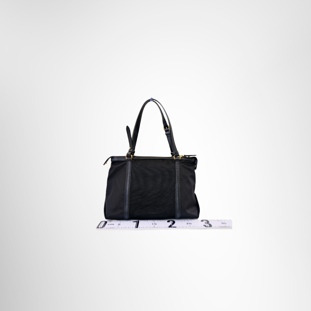 Ferragamo Preowned Luxury Ribbon Motif Shoulder Bag Back View - Antonio & Co.