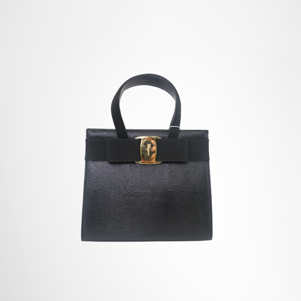 Ferragamo Preowned Luxury Vara Handbag Bag Front Page1 - Antonio & Co.