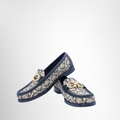 Ferragamo Rolo Gancini Monogram Loafer Size 6 – Pre-Owned Luxury Shoes – Antonio & Co – Side View