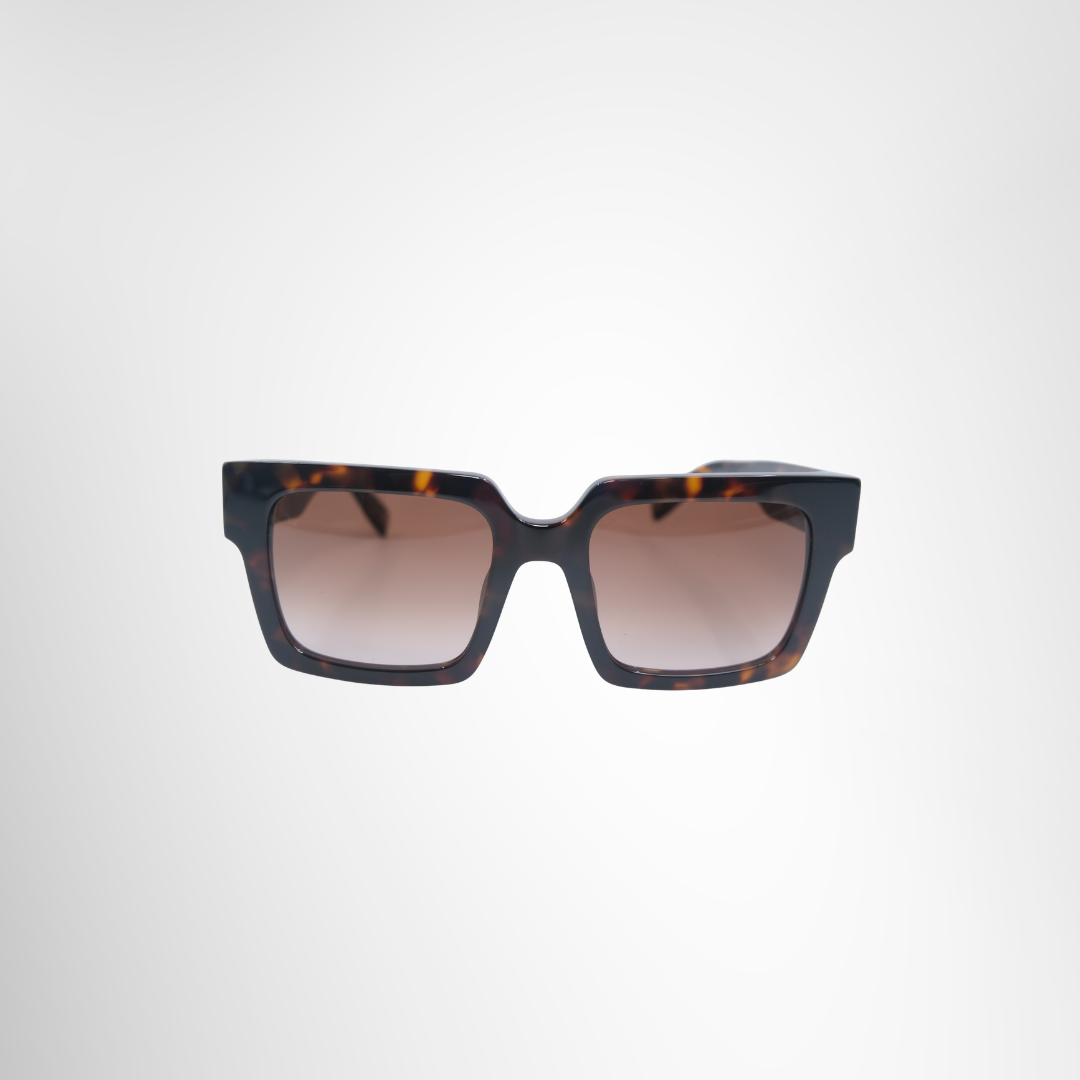 Furla Preowned Luxury SFU837 Brown Tortoise Acetate Frame Front Page