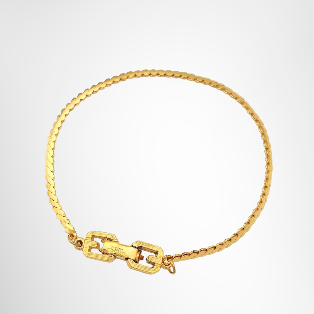 Gold Tone Chain Bracelet