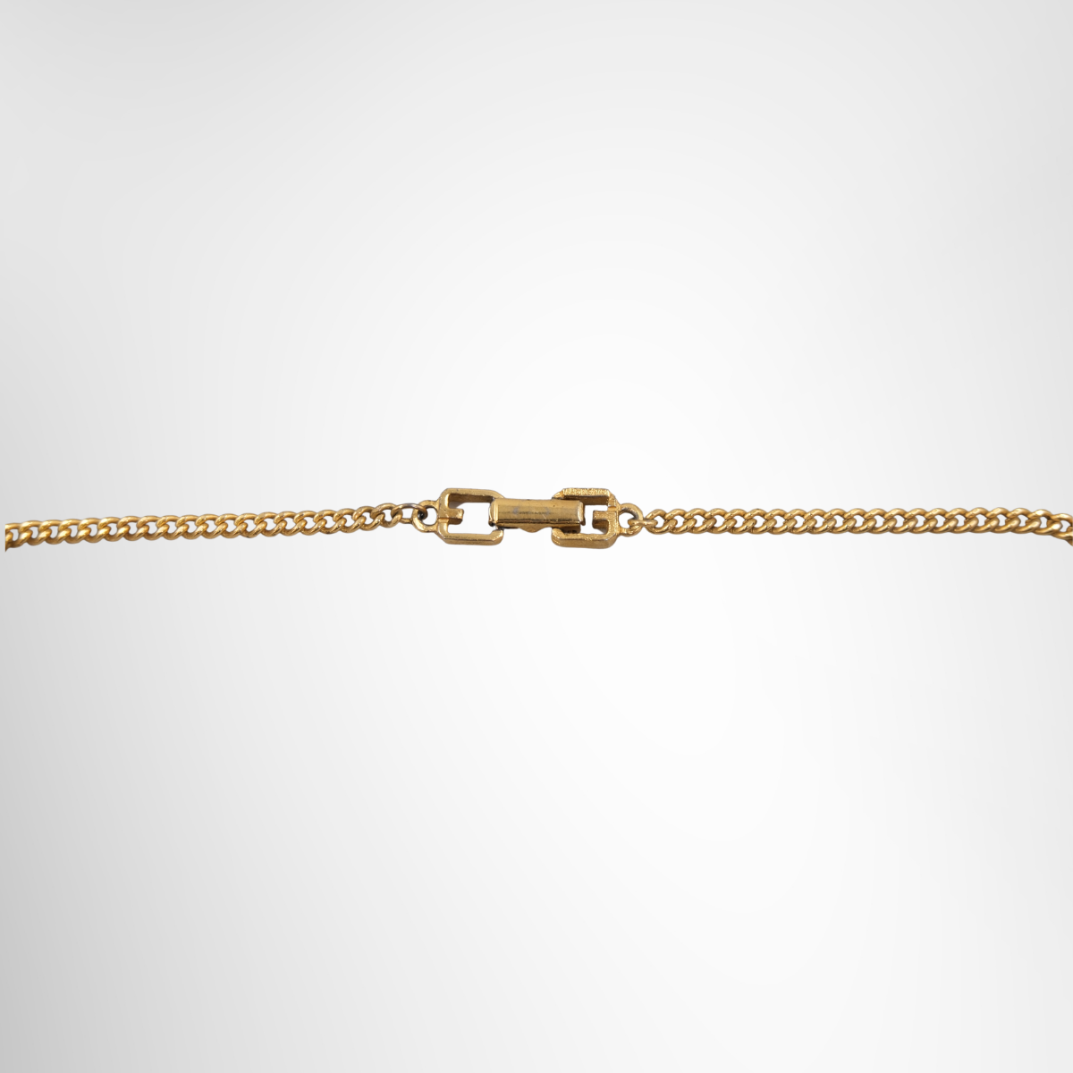Paris Gold Tone Chain Necklace