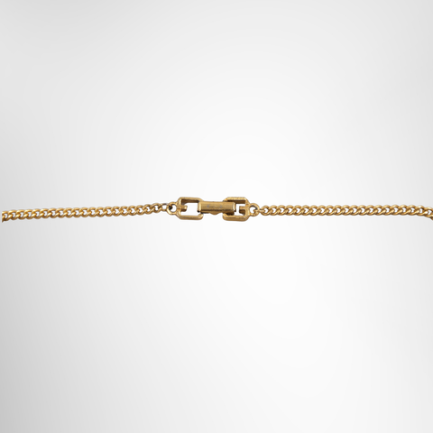 Givenchy Paris Gold Tone Chain Necklace