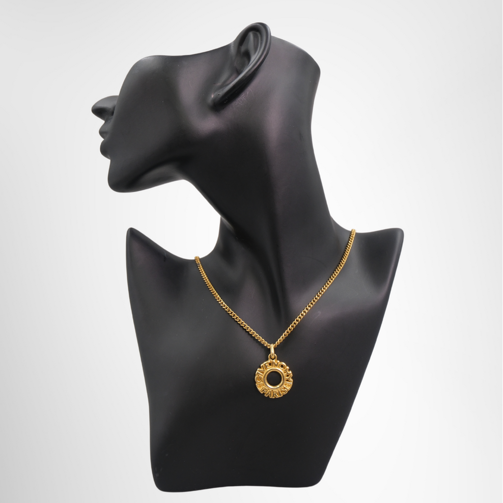 Givenchy Paris Gold Tone Chain Necklace