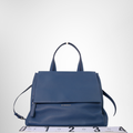 Givenchy Preowned Luxury Small Blue Pandora Pure Flap Bag Front View - Antonio & Co.