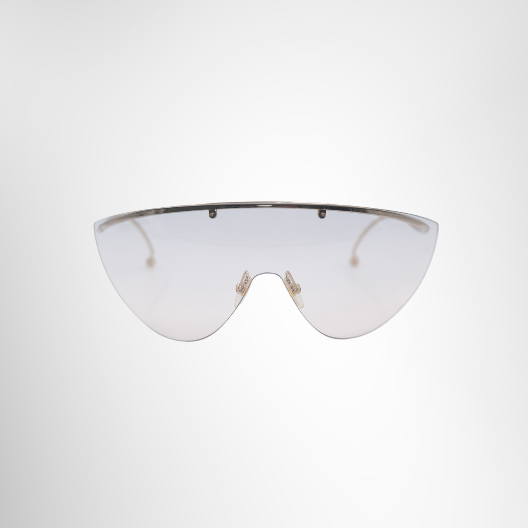 Givenchy Preowned Luxury Sunglasses GV 7152/S Sunglasses in Shield Style Front View