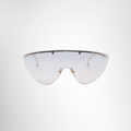 Givenchy Preowned Luxury Sunglasses GV 7152/S Sunglasses in Shield Style Front View