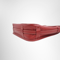 Goyard Preowned Luxury Bag Belvedere MM Burgundy MM Bag Bottom Side View