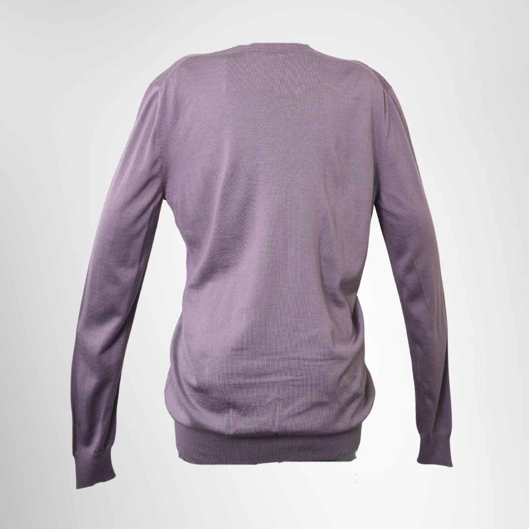 Fine Silk Sweater in Lilac