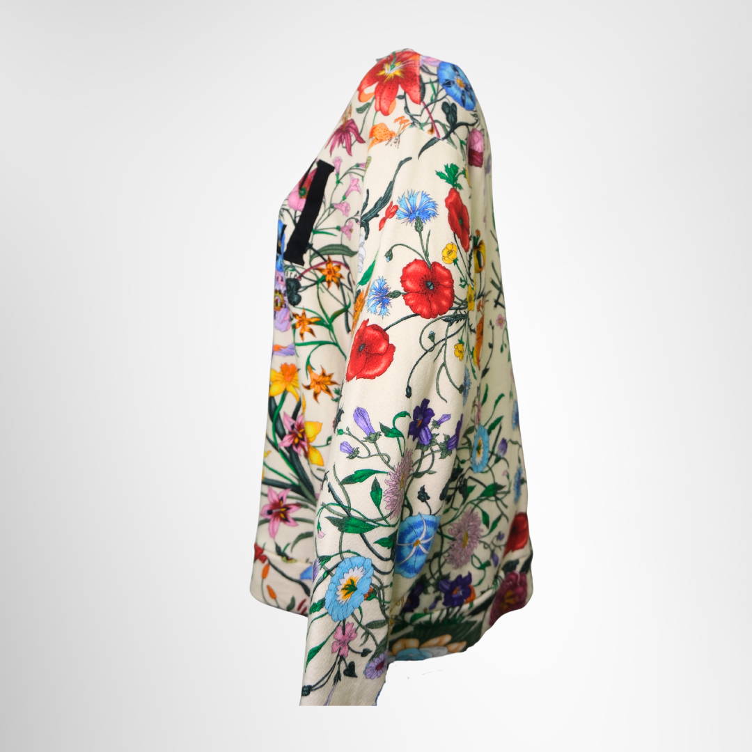 Floral Print Sweatshirt