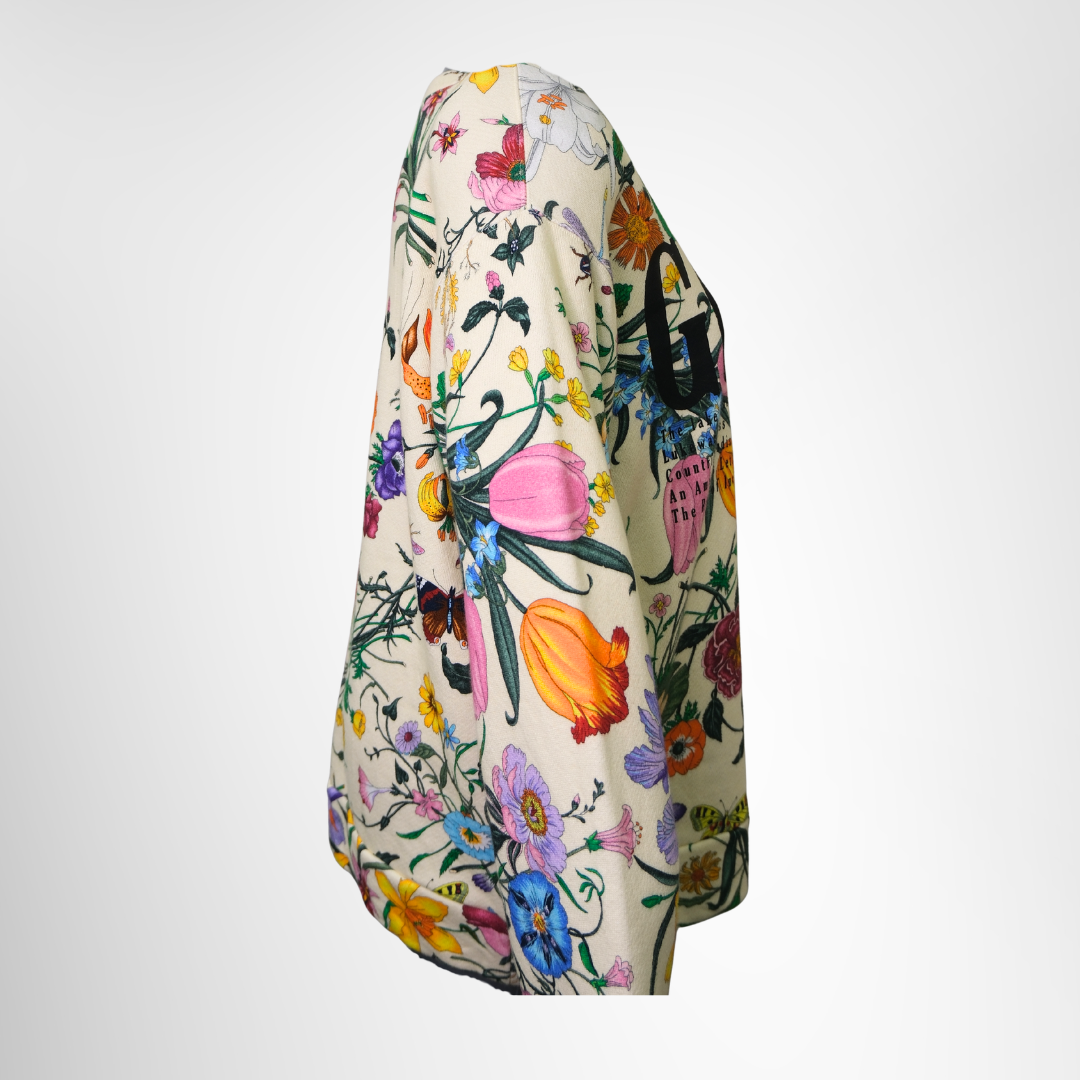 Floral Print Sweatshirt