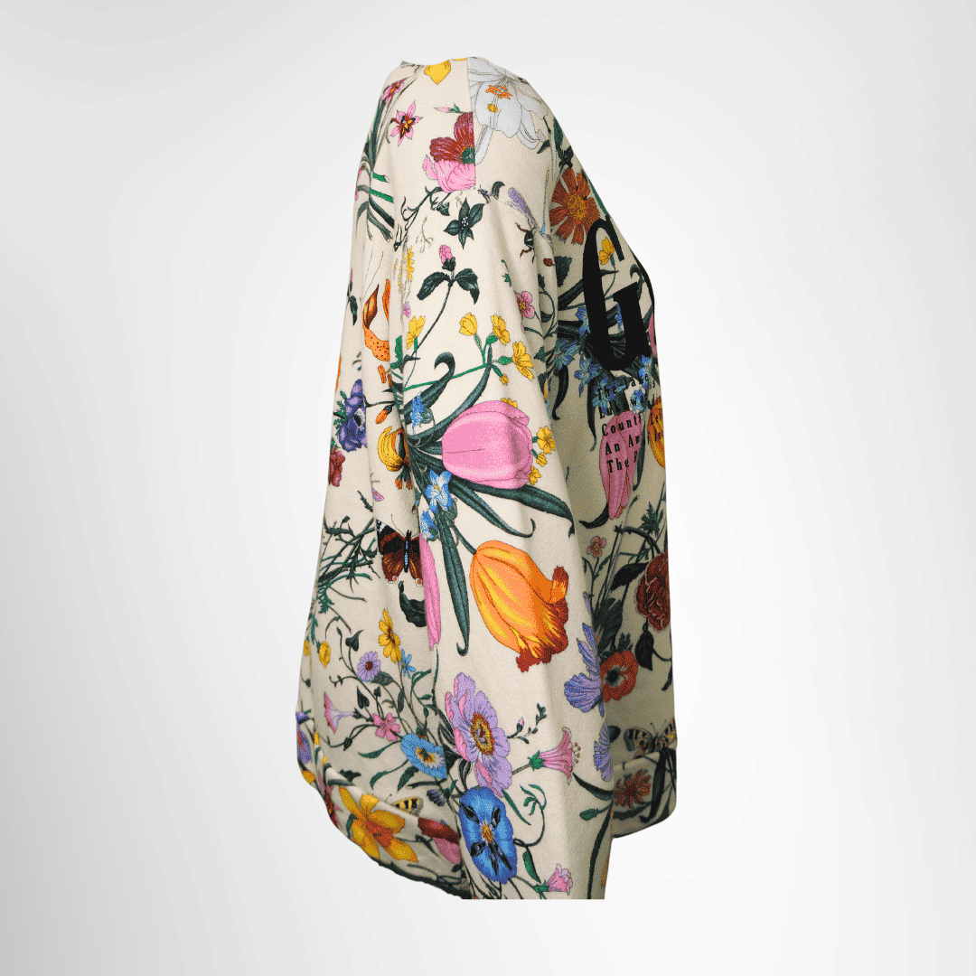 Gucci Floral Print Sweatshirt