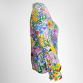 Gucci Silk Floral Long Sleeve – Pre-Owned Luxury Brand Apparel – Antonio & Co Side View 