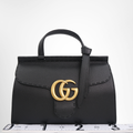 Gucci GG Marmont Leather Top Handle Bag – Pre-Owned Luxury Brand Bag – Antonio & Co – Front View2