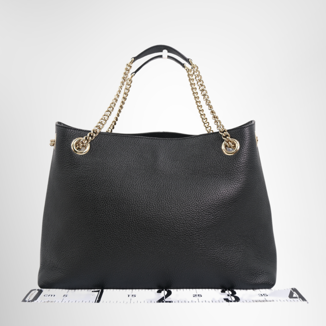 Gucci Soho Leather Chain Shoulder Bag – Black