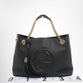 Gucci Soho Chain Handbag in Black – Pre-Owned Luxury Brand Bag – Antonio & Co Front Page 2

