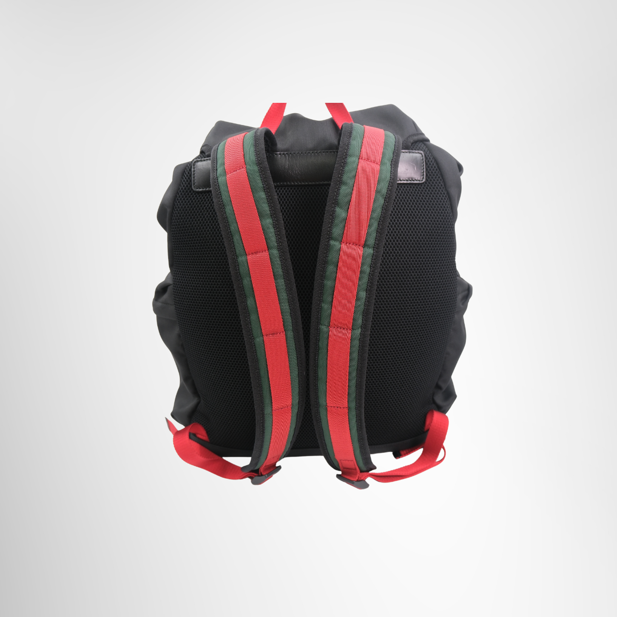 Gucci Techno Canvas Web Double Buckle Backpack – Pre-Owned Luxury Brand Bag – Antonio & Co – Handle
