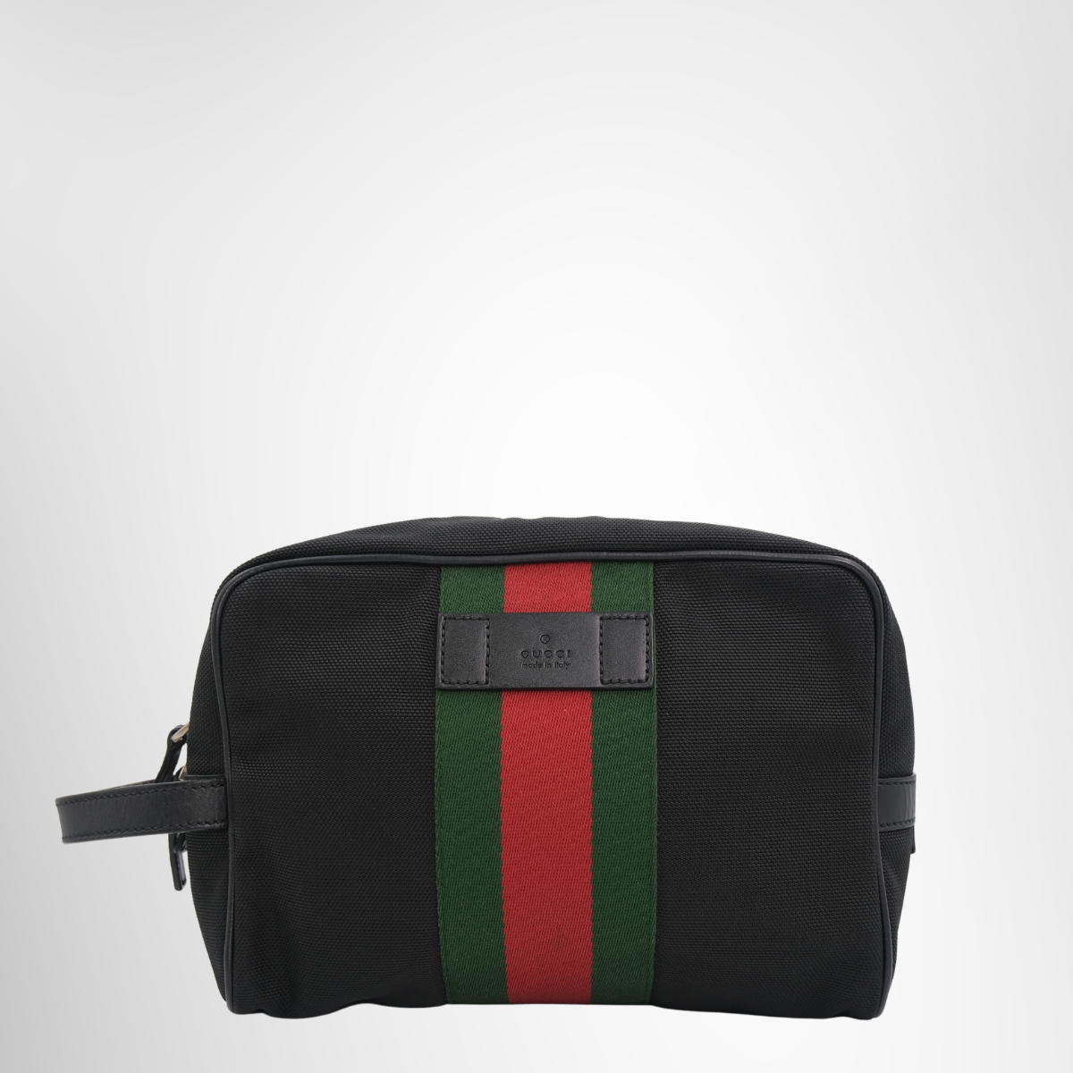 Gucci Techno Canvas Web Toiletry Case – Pre-Owned Luxury – Antonio & Co – Front Page