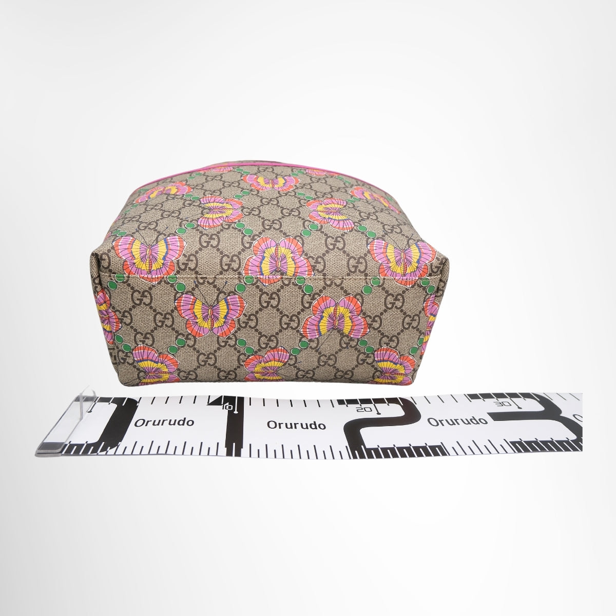 GG Supreme Monogram Childrens Butterfly Backpack