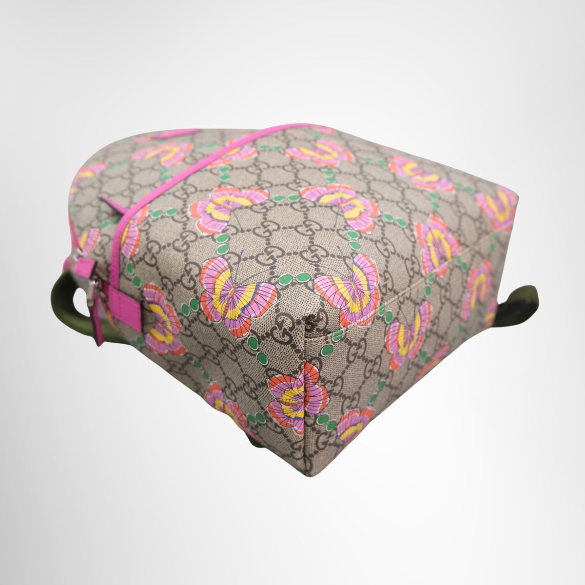 GG Supreme Monogram Childrens Butterfly Backpack