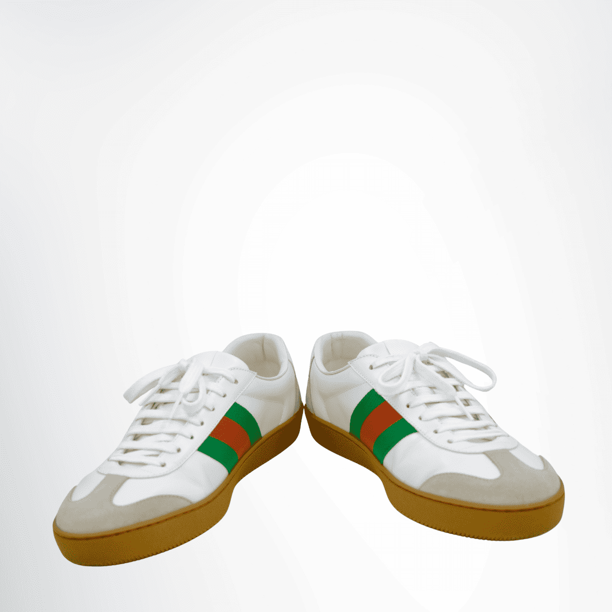 Gucci Pre-Owned Luxury G74 Web Sneakers - Antonio & Co. FNR
