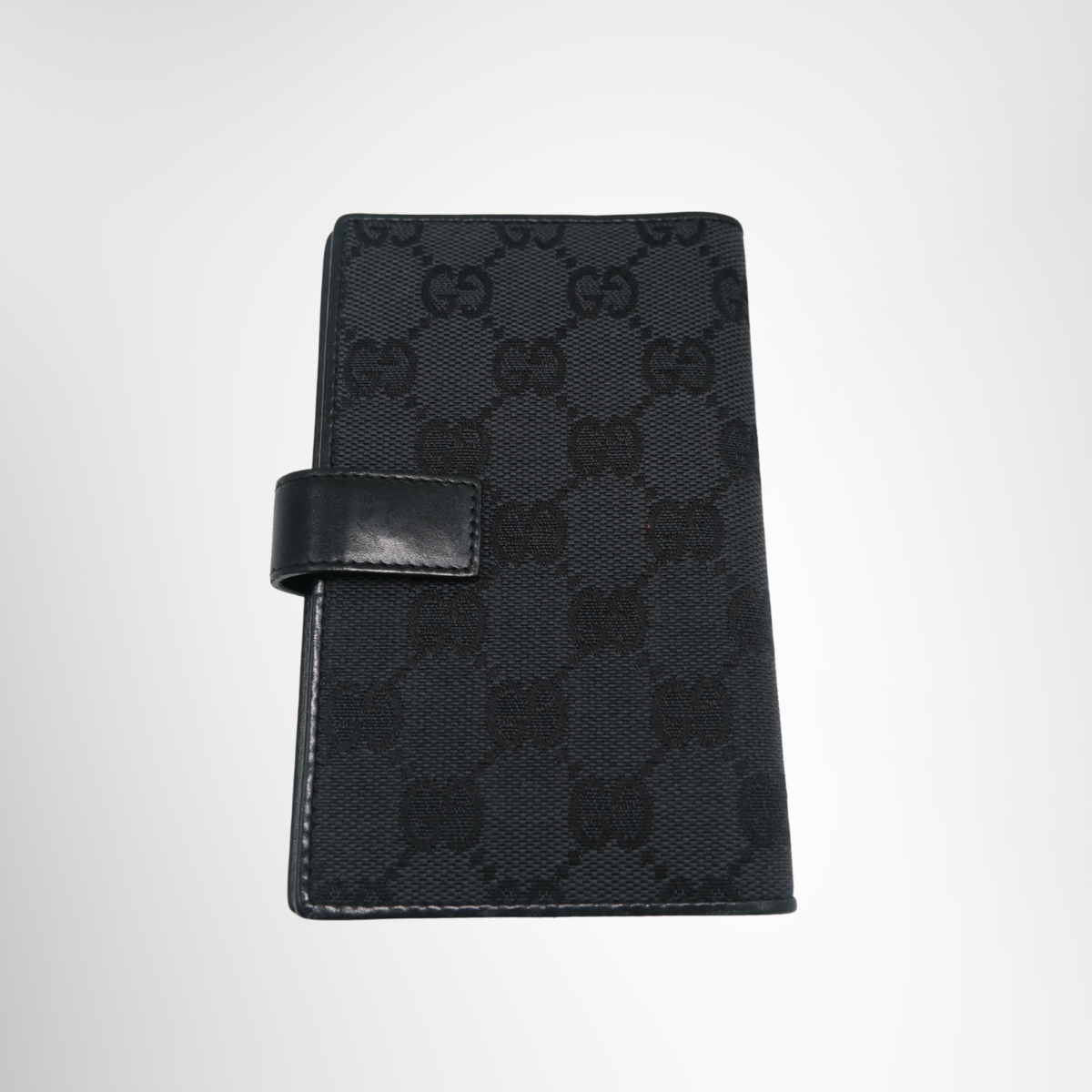 Gucci GG Canvas 6-Ring Agenda Planner Cover – Pre-Owned Luxury Brand Accessories – Antonio & Co Back View