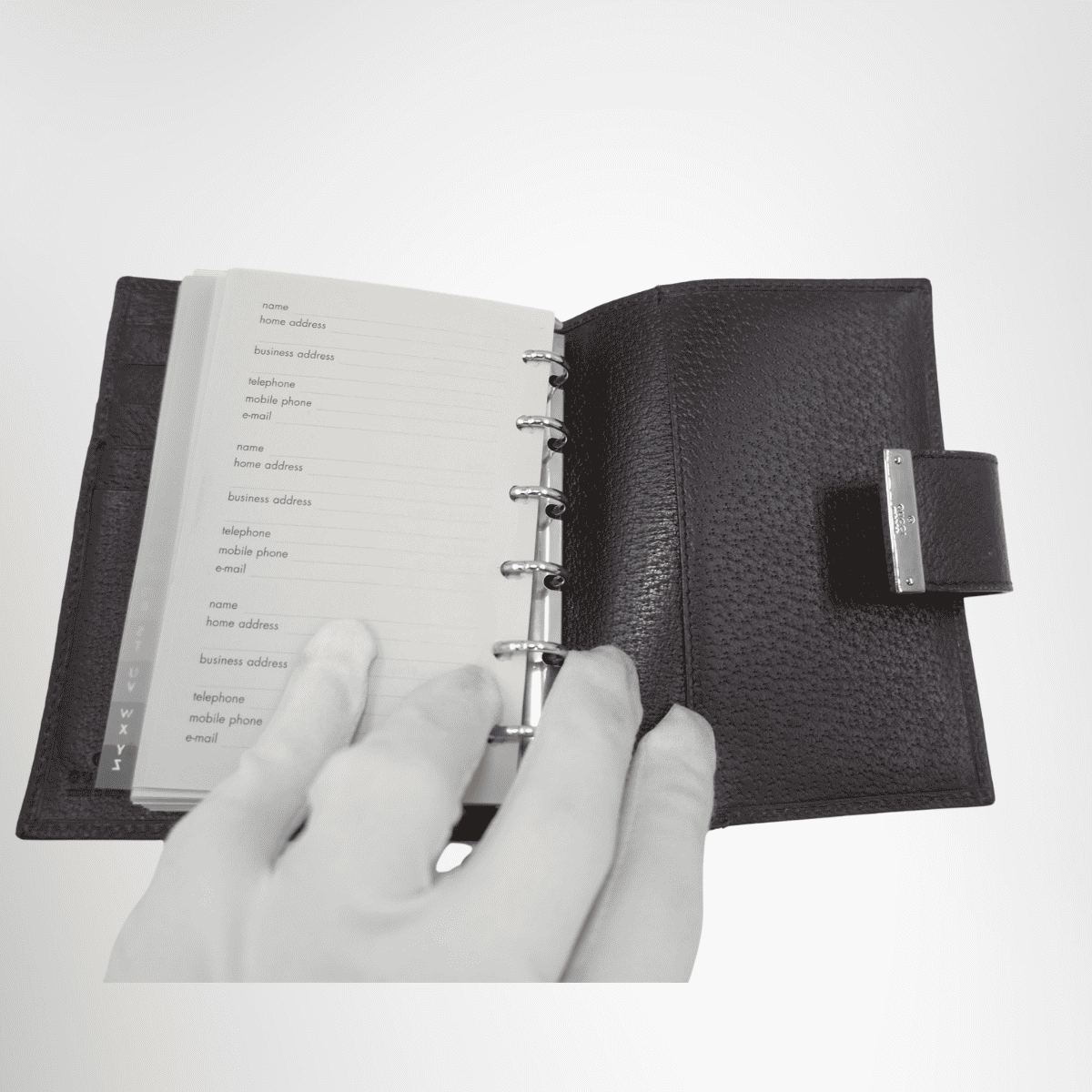 Gucci GG Canvas Agenda Notebook Cover – Pre-Owned Luxury Brand Accessories – Antonio & Co Interior View 2