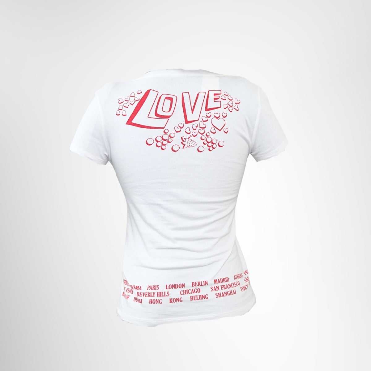 Gucci Short Sleeve White T-Shirt – Pre-Owned Luxury Brand Apparel – Antonio & Co Back View