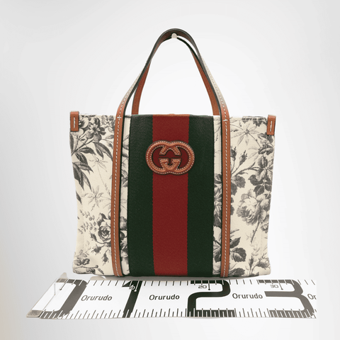 Interlocking GG Small Tote Bag Gucci Interlocking G Small Tote Bag – Floral Print