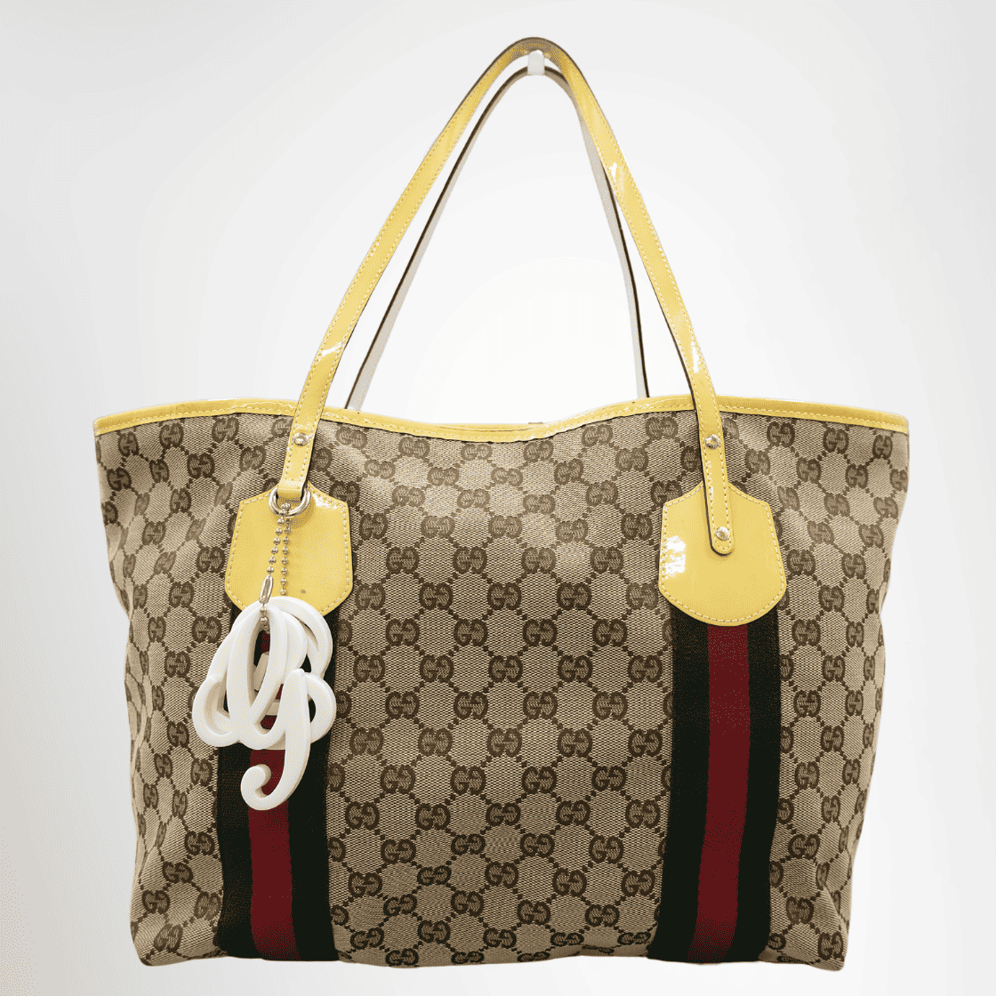 Gucci Jolie Web GG Canvas Tote Bag