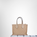 Gucci Preowned Luxury Bag GG Denim 2way Bag Back View 2