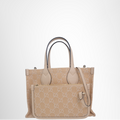 Gucci Preowned Luxury Bag GG Denim 2way Bag Front View 2