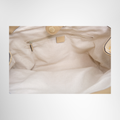Gucci Preowned Luxury Bag Medium Sukey Tote Bag in Yellow Diamante Canvas Interior View