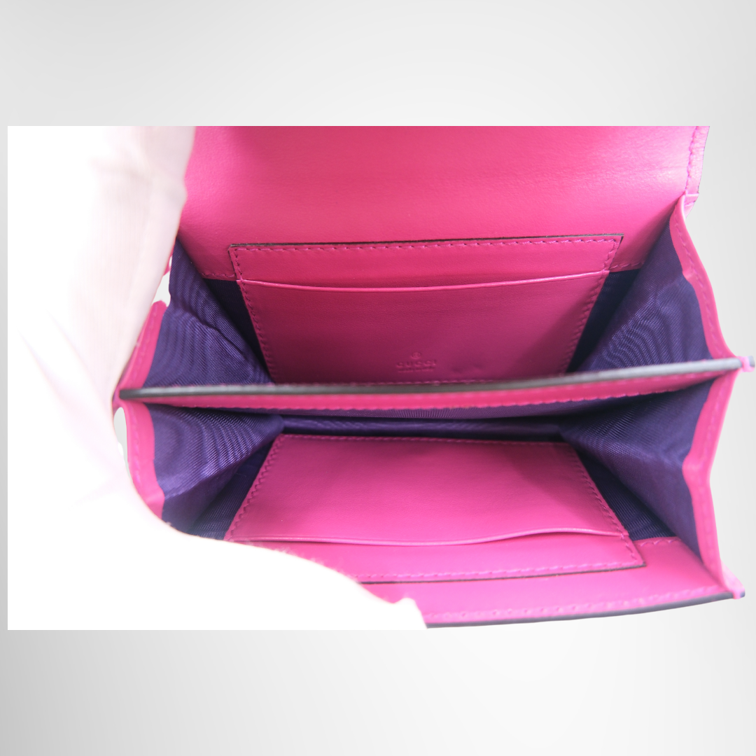 Gucci Preowned Luxury Bag Mini Lovely Bag Interior View