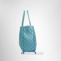 Gucci Preowned Luxury Bag Twins Tote in Turquoise Side View
