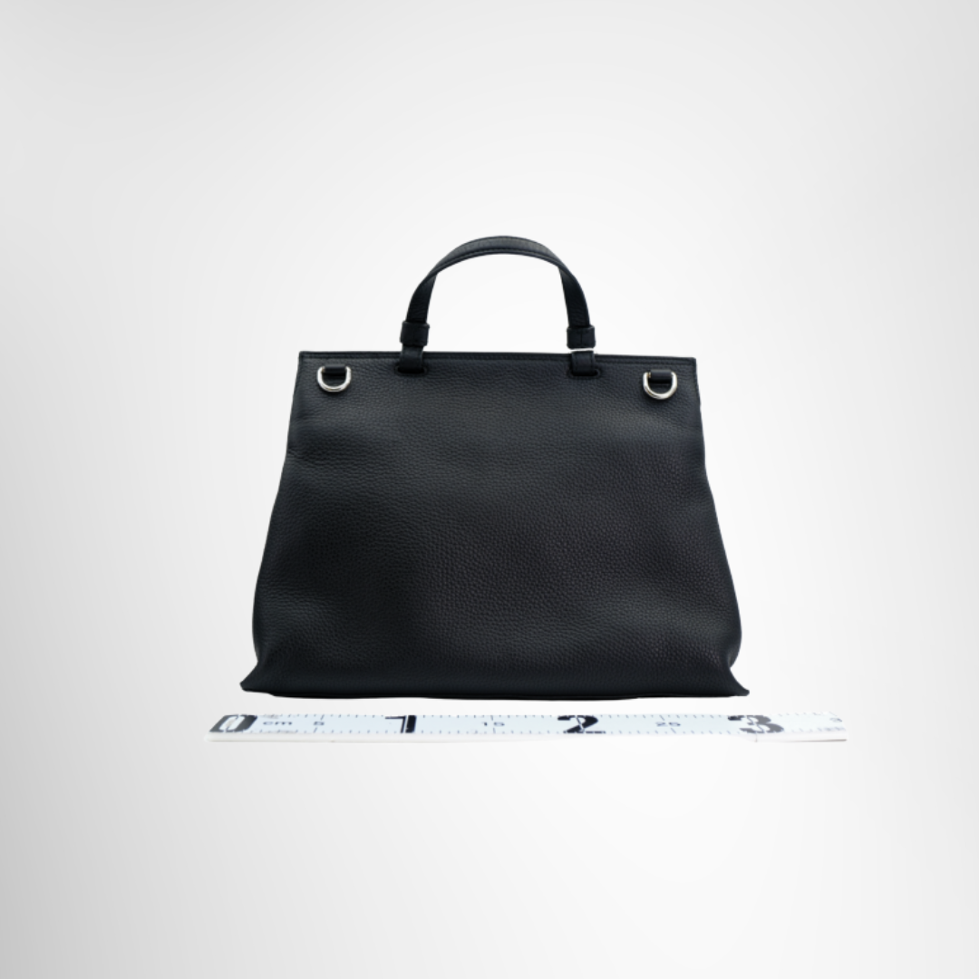 Gucci Preowned Luxury Bamboo Top Handle Bag Back View - Antonio & Co.