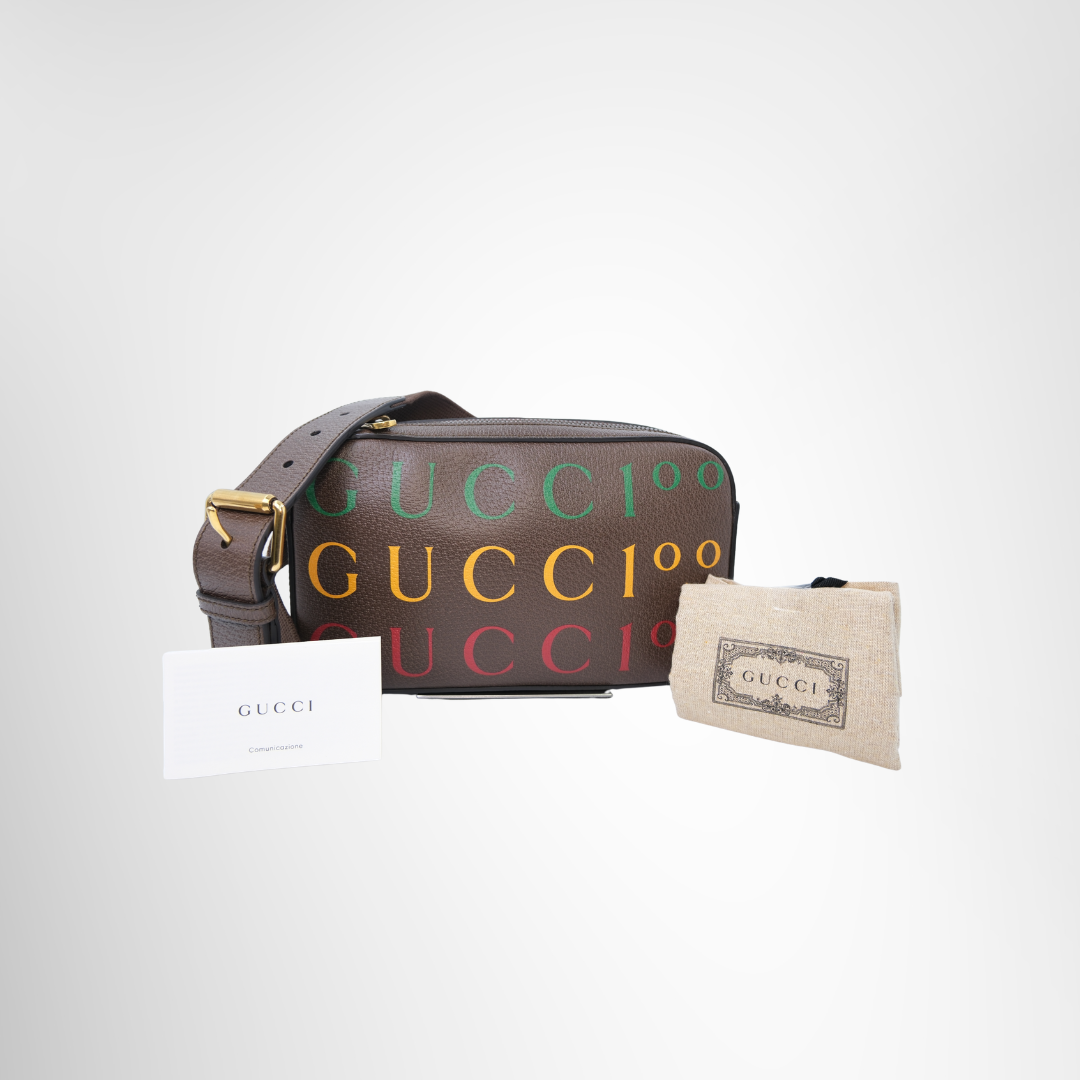 Gucci Preowned Luxury Belt Bag Front View with Dustbag and Card - Antonio & Co.