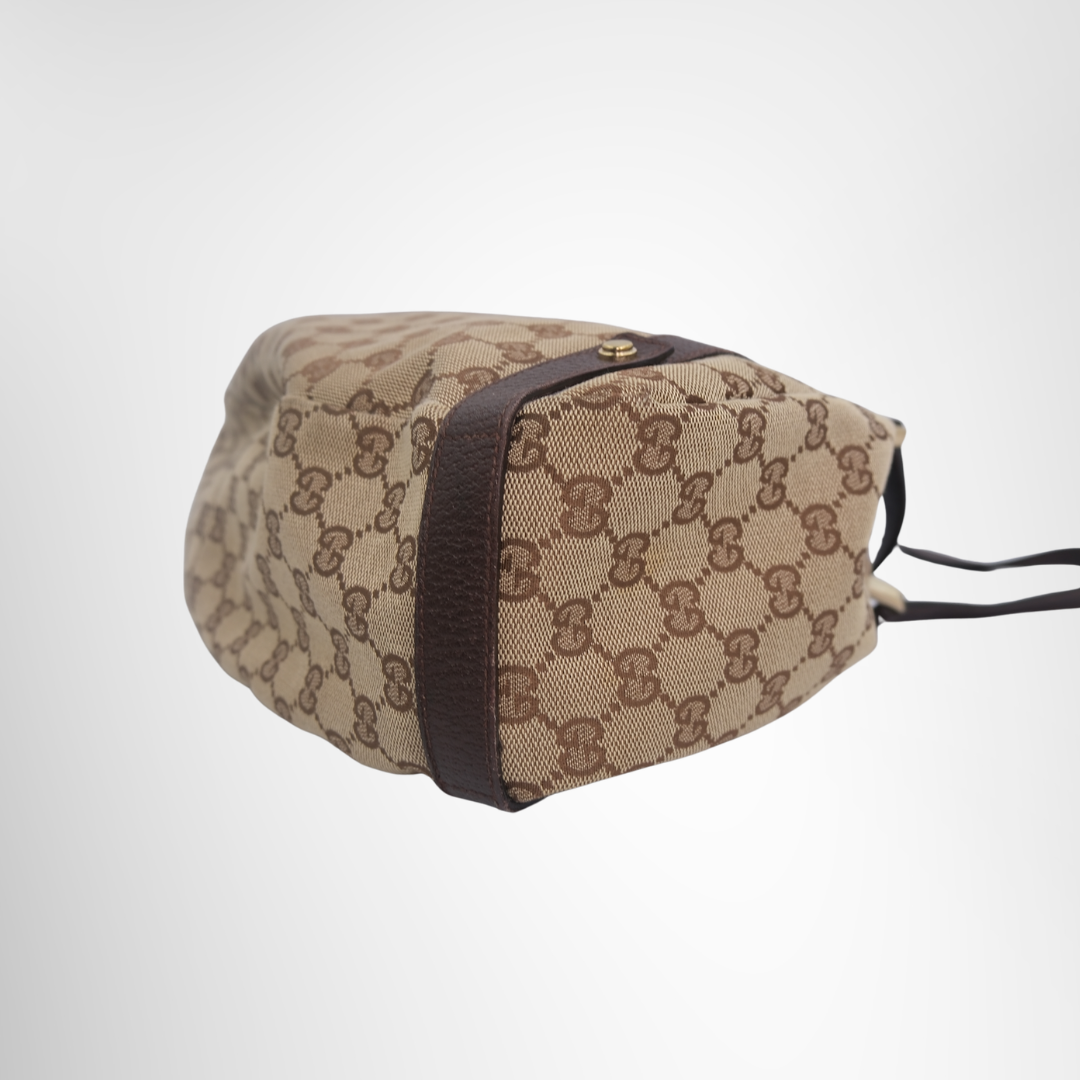 Gucci Preowned Luxury GG-Canvas Abbey Tote Bag Bottom Side View1 - Antonio & Co.