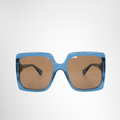Gucci Preowned Luxury GG0876S Blue Acetate Sunglasses Front Page - Antonio & Co.