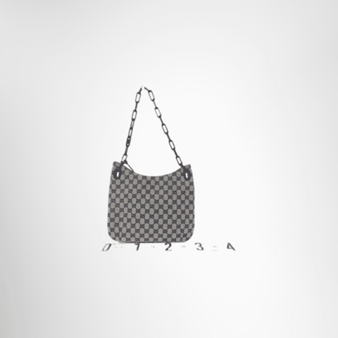Gucci Preowned Luxury GG Canvas Shoulder Bag Back View - Antonio & Co.