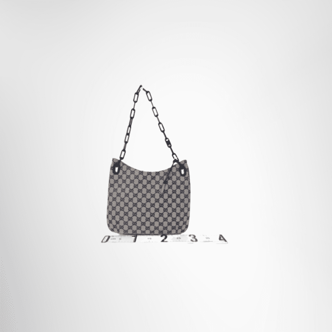 Gucci Preowned Luxury GG Canvas Shoulder Bag Front View - Antonio & Co.