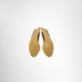 Gucci Preowned Luxury GG Canvas Wedge Espadrille Shoes Bottom View - Antonio & Co.