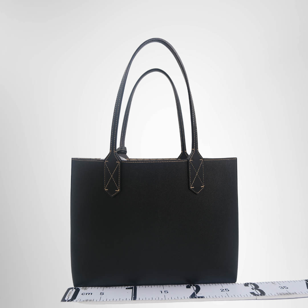 Gucci Preowned Luxury GG Supreme Reversible Tote Bag Back View - Antonio & Co.