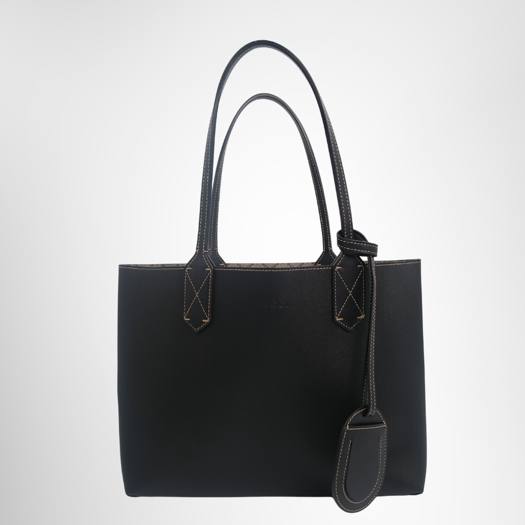 Gucci Preowned Luxury GG Supreme Reversible Tote Bag Front Page - Antonio & Co.