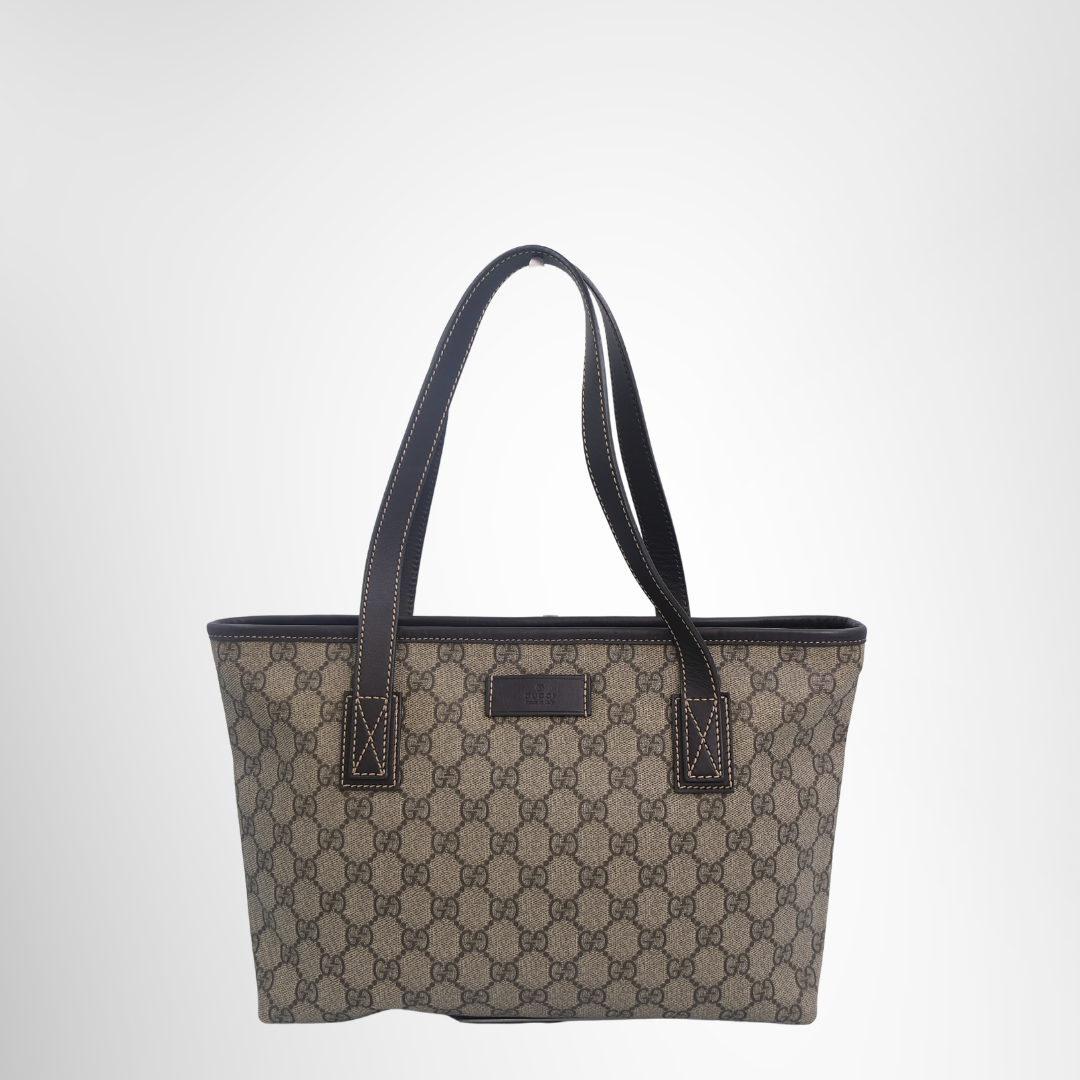Gucci Preowned Luxury GG Supreme Tote1 Bag Front Page - Antonio & Co.