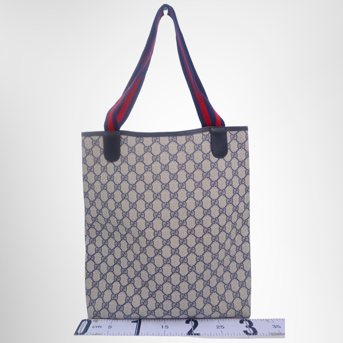 Gucci Preowned Luxury GG Supreme Tote Bag Back View - Antonio & Co.